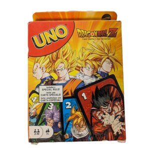 UNO Dragon Ball Z Card Game Goku Vegeta Anime